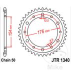 Corona 45 Dientes Paso 530 | Recambio | Motos Camaral