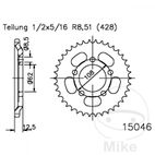 Corona 49 Dientes Paso 428 | Recambio Moto | Motos Camaral