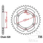 Corona Moto 42 Dientes Paso 520 | Motos Camaral