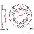 Corona 40 Dientes Paso 520 | Recambio Moto | Motos Camaral