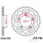 Corona 39 Dientes Paso 520 | Recambio Moto | Motos Camaral