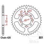 Corona 50 Dientes Paso 420 (52/68mm) | Motos Camaral