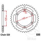 Corona 44D Paso 520 Diá. 125/145 | Kit Arrastre | Motos Camaral