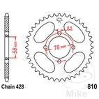 Corona 42 Dientes Paso 428 | Recambio Moto | Motos Camaral