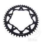 Corona Aluminio 44D Paso 520 Negra | Motos Camaral