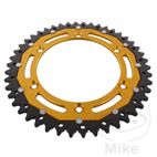 Corona ZF Dual 46 Dientes Paso 520 Dorada | Motos Camaral