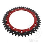 Corona Dual ZF 44 Dientes Paso 520 Roja | Motos Camaral