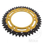 Corona Dual ZF 44 Dientes Paso 520 Dorada | Motos Camaral