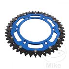 Corona Dual ZF 46 Dientes Paso 520 Azul | Motos Camaral