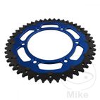 Corona Dual ZF 48 Dientes Paso 520 Azul | Motos Camaral