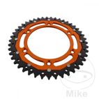 Corona Dual ZF 45 Dientes Paso 520 Naranja | Motos Camaral