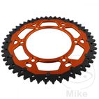 Corona ZF Dual 50 Dientes Paso 520 Naranja | Motos Camaral