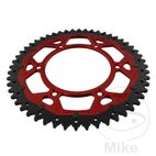 Corona ZF Dual 52 Dientes Paso 520 Rojo | Motos Camaral