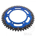 Corona dual ZF 48D 520 azul | ZF | Motos Camaral