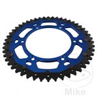 Corona Dual ZF 50 Dientes Paso 520 Azul | Motos Camaral
