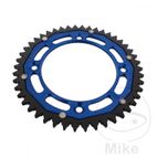 Corona Dual ZF 46 Dientes Paso 428 Azul | Motos Camaral