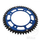 Corona Dual ZF 49 Dientes Paso 428 Azul | Motos Camaral