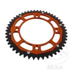 Corona dual ZF 49D Paso 428 Naranja | Motos Camaral