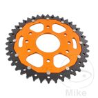 Corona Dual ZF 42 Dientes Paso 520 Naranja | Motos Camaral