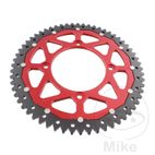 Corona Dual ZF 60 Dientes Paso 420 Roja | Motos Camaral