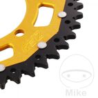 Corona ZF Dual 45 Dientes Paso 520 Dorada | Motos Camaral