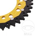 Corona Dual ZF 40 Dientes Paso 520 Dorada | Motos Camaral