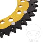 Corona Dual ZF 41 Dientes Paso 520 Dorada | Motos Camaral
