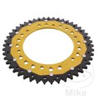 Corona ZF Dual 47 Dientes Paso 520 Dorada | Motos Camaral