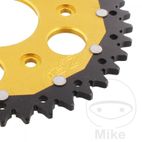 Corona Dual ZF 40 Dientes Paso 520 Dorada | Motos Camaral