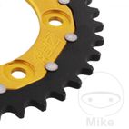 Corona Dual ZF 37 Dientes Paso 520 Dorada | Motos Camaral