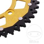 Corona ZF Dual 45 Dientes Paso 520 Dorada | Motos Camaral