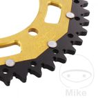 Corona Dual ZF 46 Dientes Paso 520 Dorada | Motos Camaral
