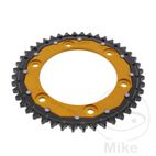 Corona ZF Dual 44 Dientes Paso 530 Dorada | Motos Camaral