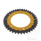 Corona ZF Dual 40 Dientes Paso 530 Dorada | Motos Camaral