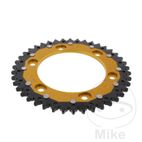 Corona Dual ZF 42 Dientes Paso 525 Dorada | Motos Camaral