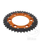 Corona Dual ZF 38 Dientes Paso 525 Naranja | Motos Camaral