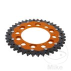 Corona Dual ZF 40 Dientes Paso 525 Naranja | Motos Camaral