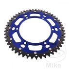 Corona Dual ZF 51 Dientes Paso 520 Azul | Motos Camaral