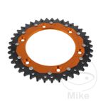 Corona Dual ZF 41 Dientes Paso 520 Naranja | Motos Camaral