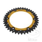 Corona Dual ZF 40 Dientes Paso 520 Dorada | Motos Camaral