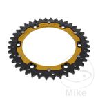 Corona Dual ZF 40 Dientes Paso 520 Dorada | Motos Camaral