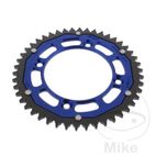 Corona Dual ZF 46 Dientes Paso 420 Azul | Motos Camaral
