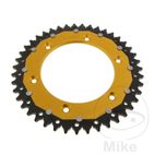Corona Dual ZF 43 Dientes Paso 520 Dorada | Motos Camaral