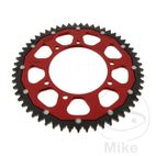 Corona ZF Dual 57 Dientes Paso 428 Roja | Motos Camaral