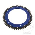 Corona ZF Dual 57 Dientes Paso 428 Azul | Motos Camaral