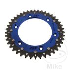Corona Dual ZF 42 Dientes Paso 520 Azul | Motos Camaral