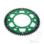 Corona Dual ZF 56 Dientes Paso 428 Verde | Motos Camaral