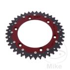 Corona Dual ZF 41 Dientes Paso 520 Roja | Motos Camaral