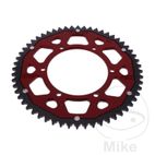 Corona Dual ZF 56 Dientes Paso 428 Roja | Motos Camaral