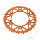 Corona Aluminio JT 47 Dientes Paso 520 Naranja | Motos Camaral